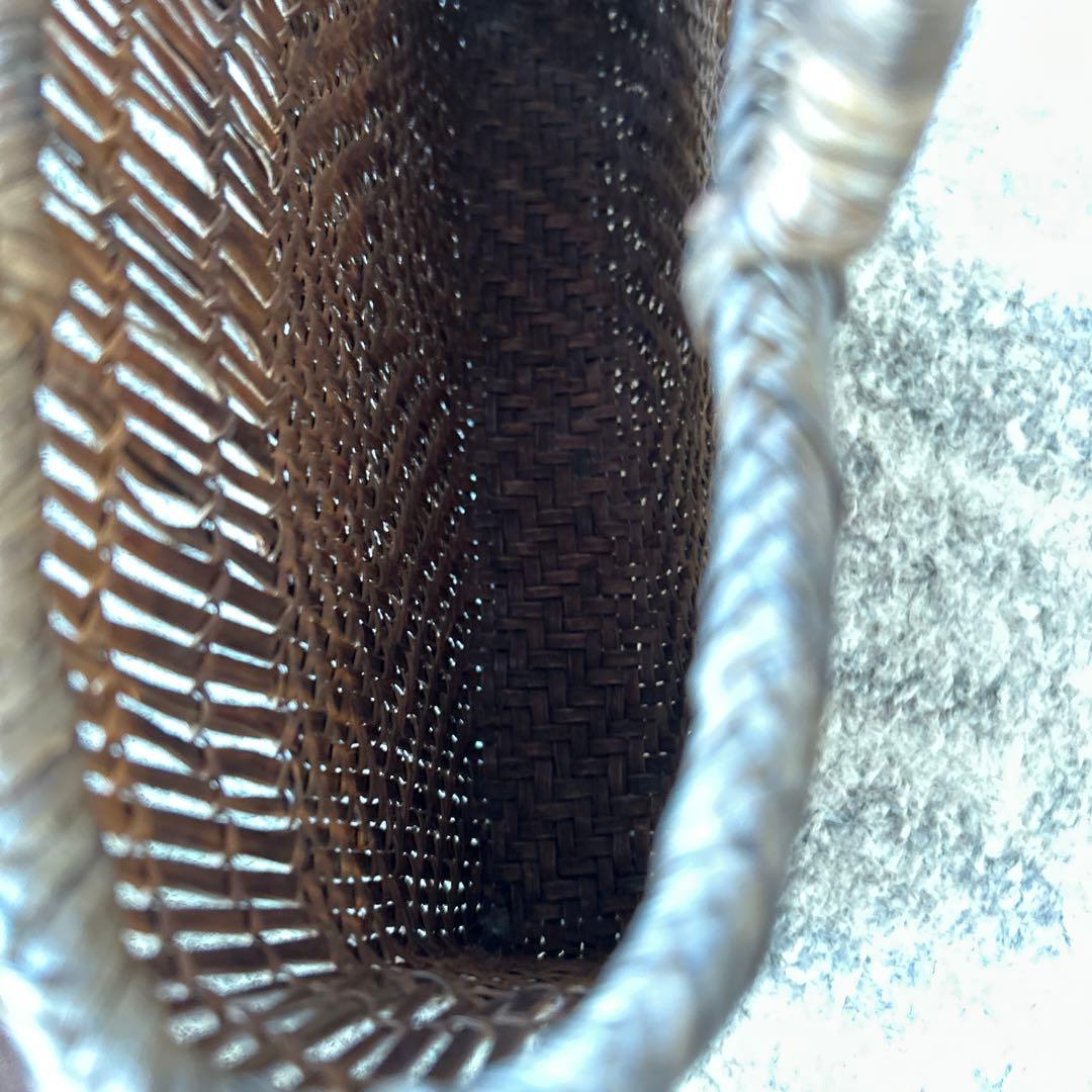 日本製　山葡萄　かごバッグ