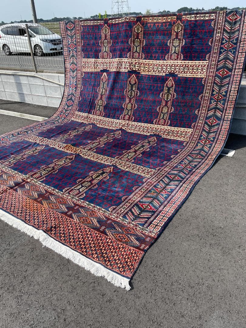 トルクメン カーペット ヴィンテージ 高品質 のハシュロ パルダ