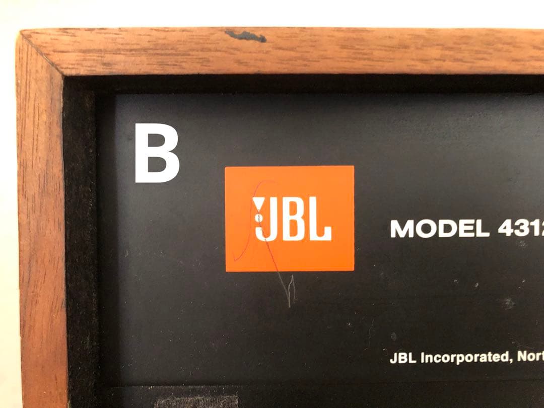 【JBL】4312A ウォールナット/ABペア ※説明を最後までお読みください