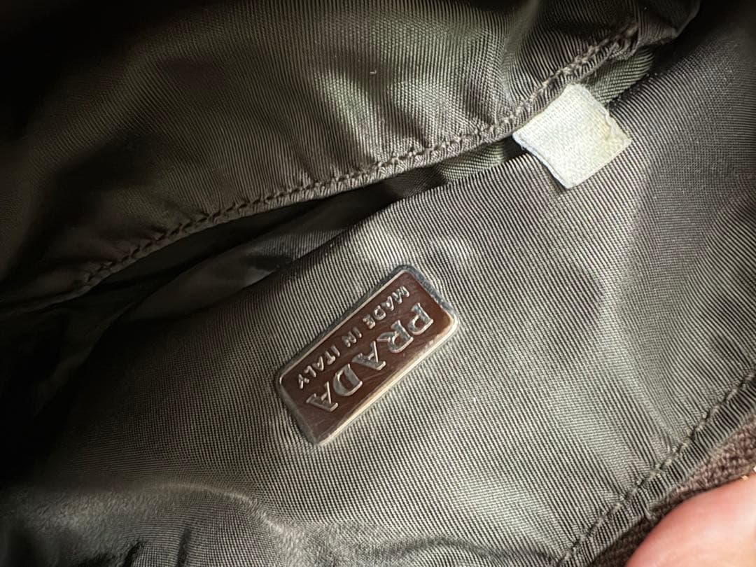 PRADA ダークグリーン ハンドバッグ