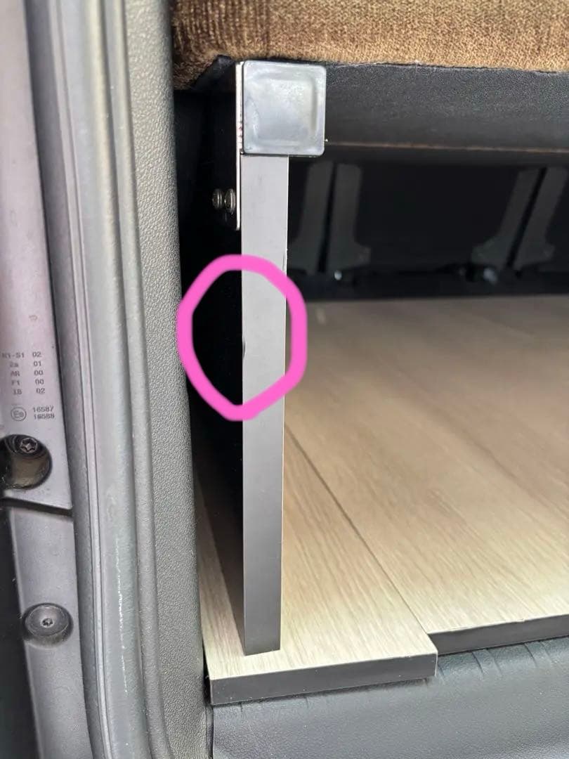 ベルランゴ、リフター純正agreベッドキットシステム【5人乗り用】