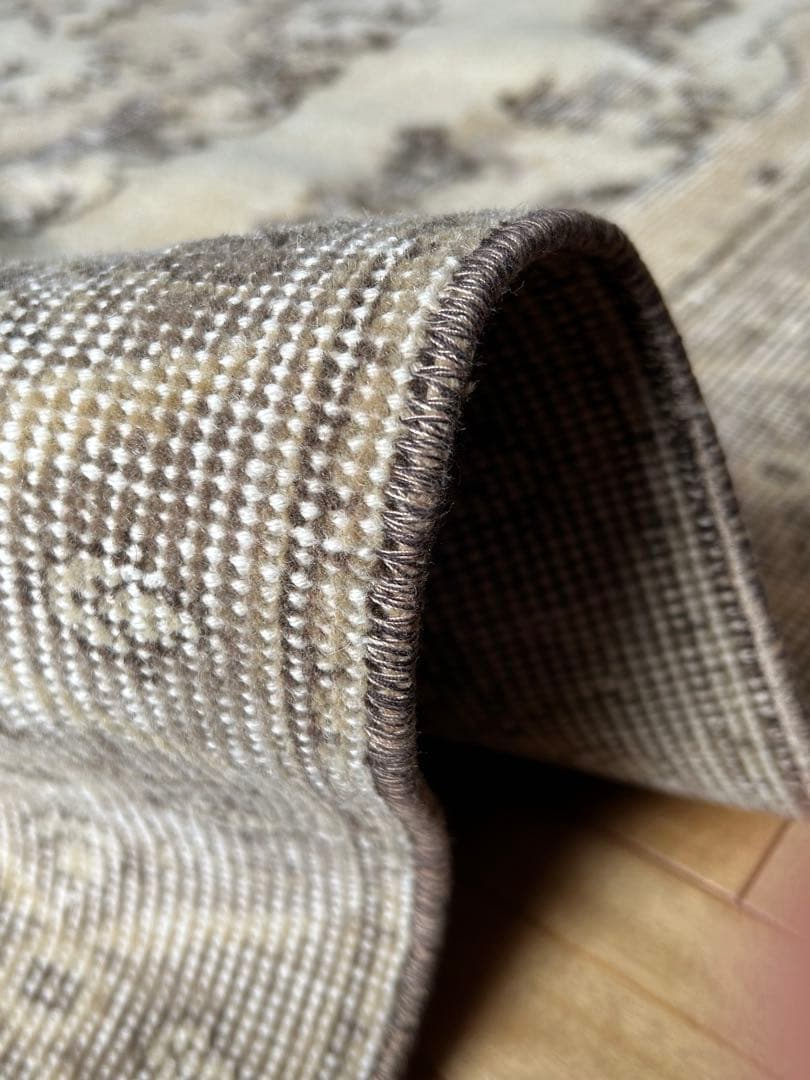 超大判 266×157 shabby chic トルコ ヴィンテージラグ