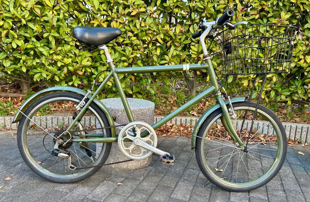 アサヒサイクル ミニベロ マットグリーンSCH206 20インチ　　東京