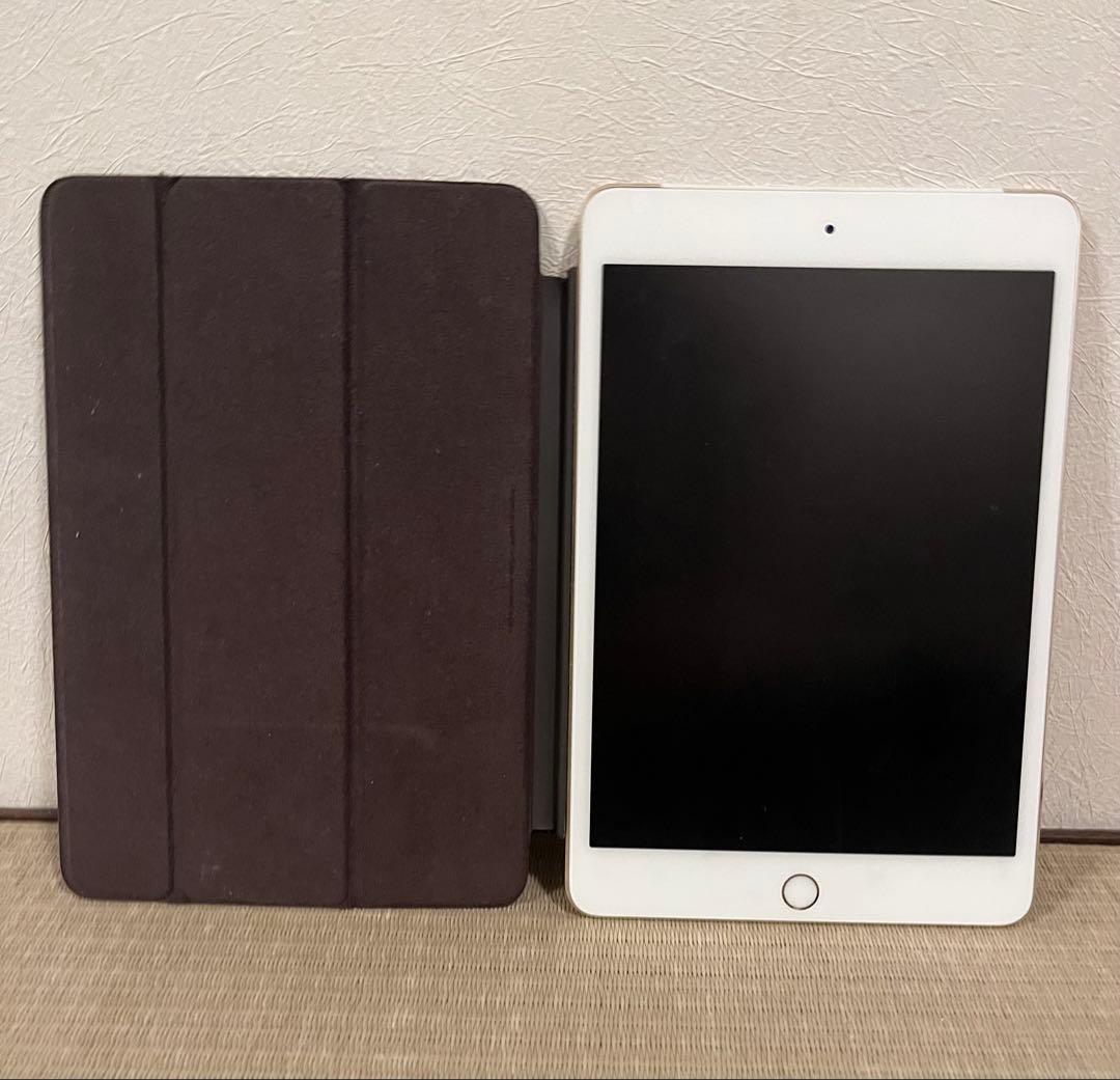 iPad mini 4 32GB ゴールド simフリー カバー付