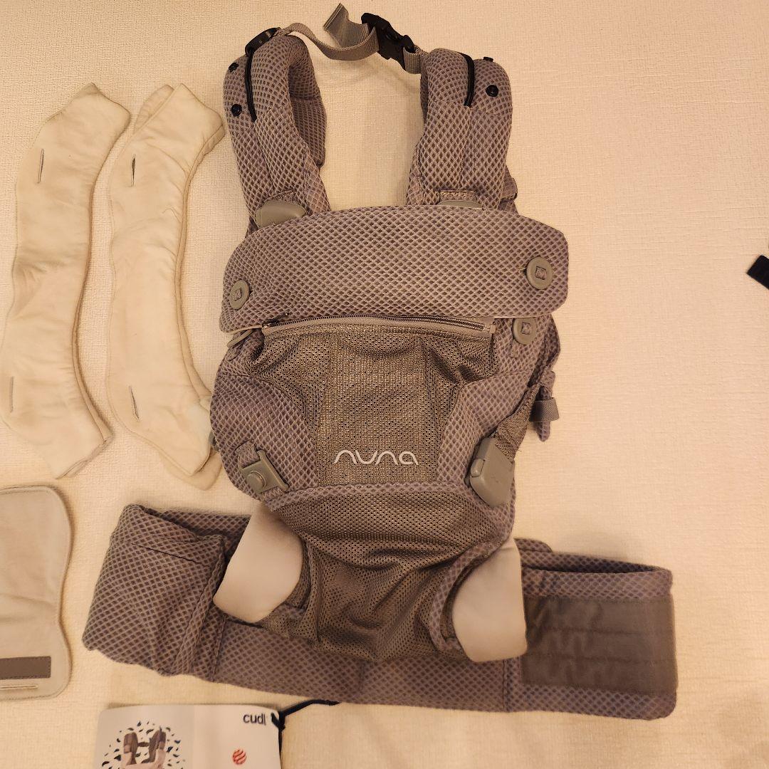 nuna ヌナ ベビーキャリア カドル cudl グレー 抱っこ紐