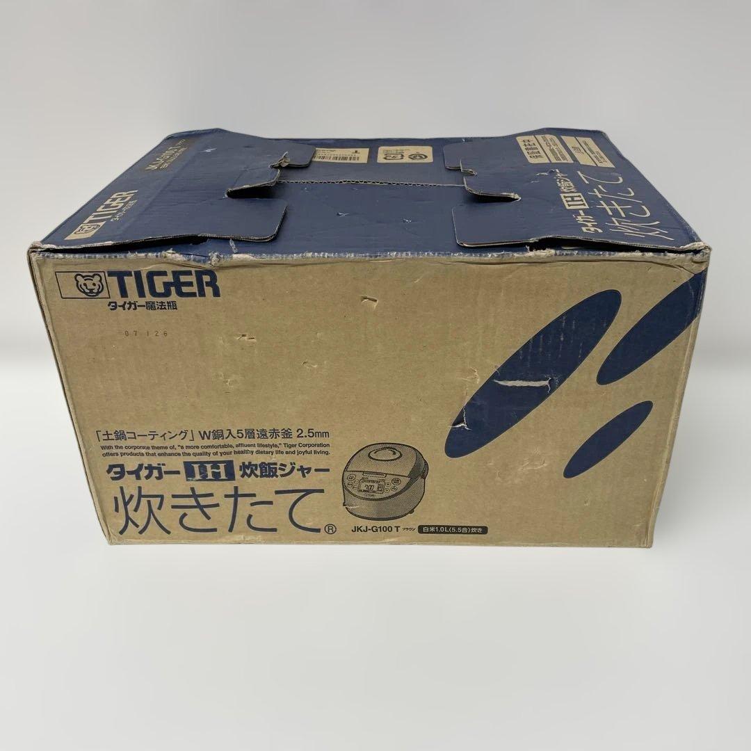 未使用　TIGER 炊飯器 JKJ-G100 T 5.5合 ブラウン