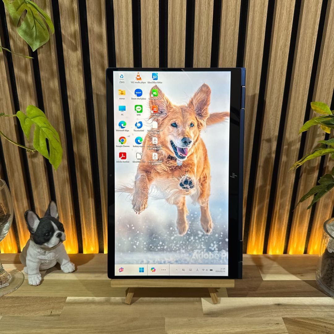 準美品 希少2in1タッチパネル式‼️HP☘LTE☘メモリ16GB☘ノートパソコン