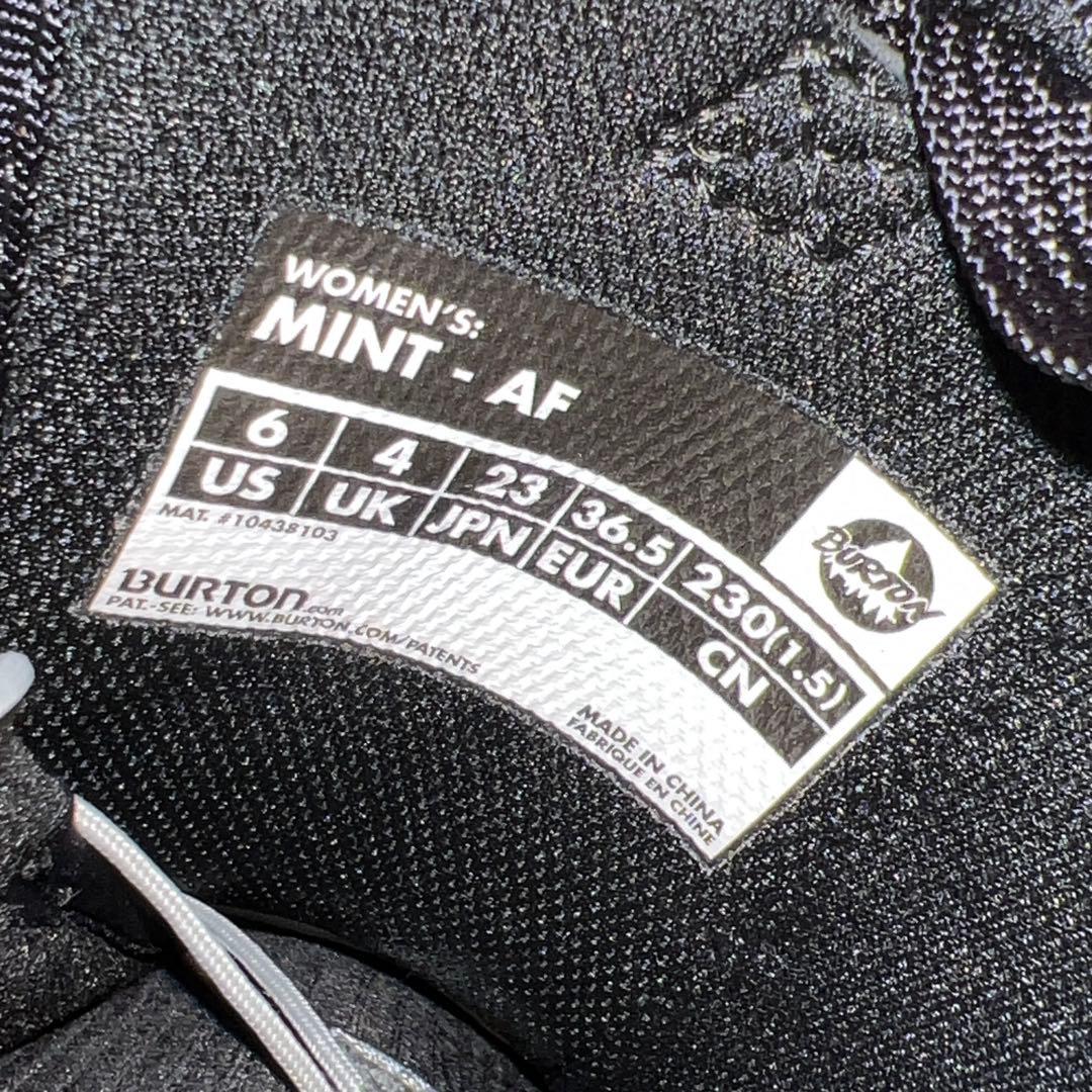 2回使用 23cm BURTON MINT AF スノーボード レースブーツ