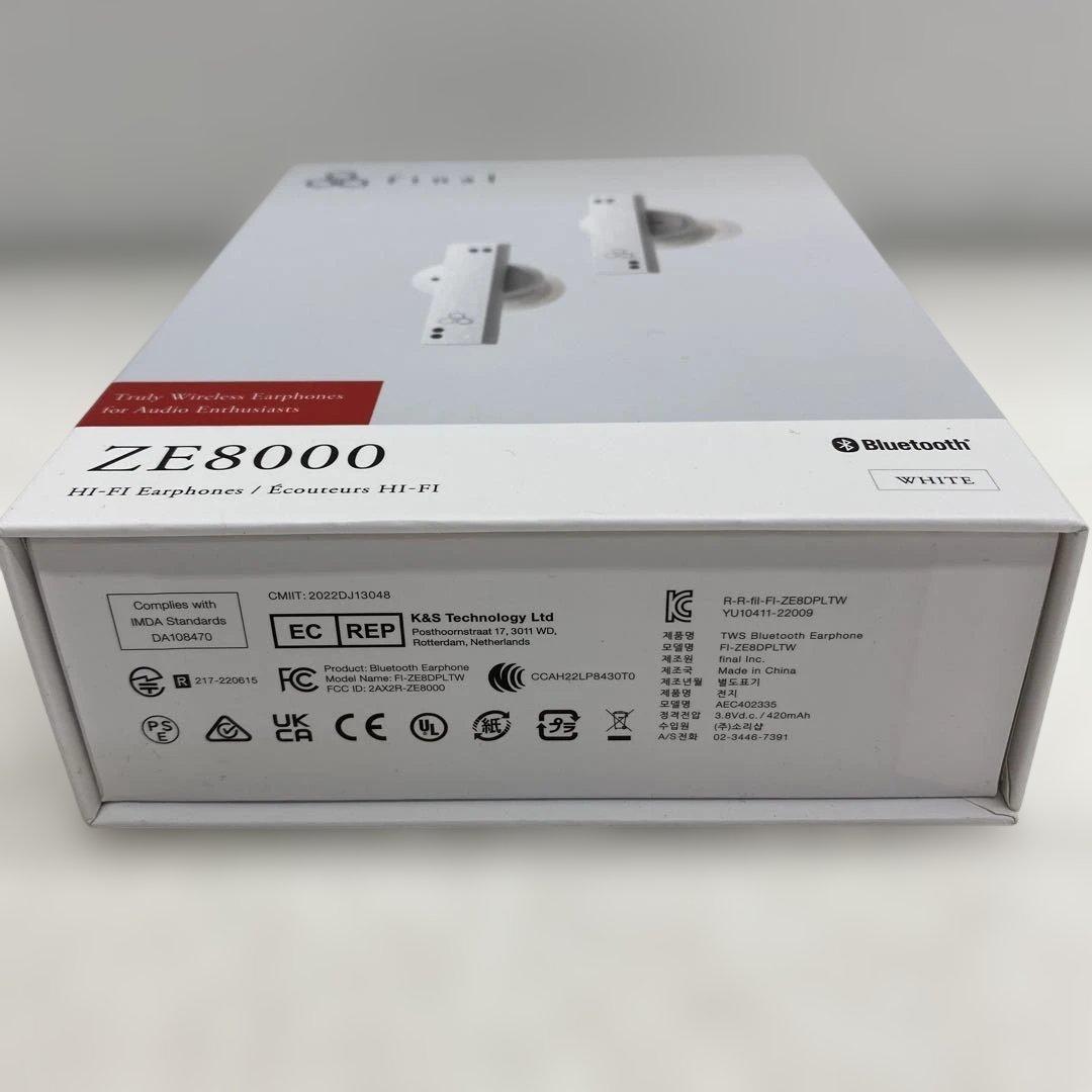 52□final ワイヤレスイヤホン ZE8000 RI0918-6