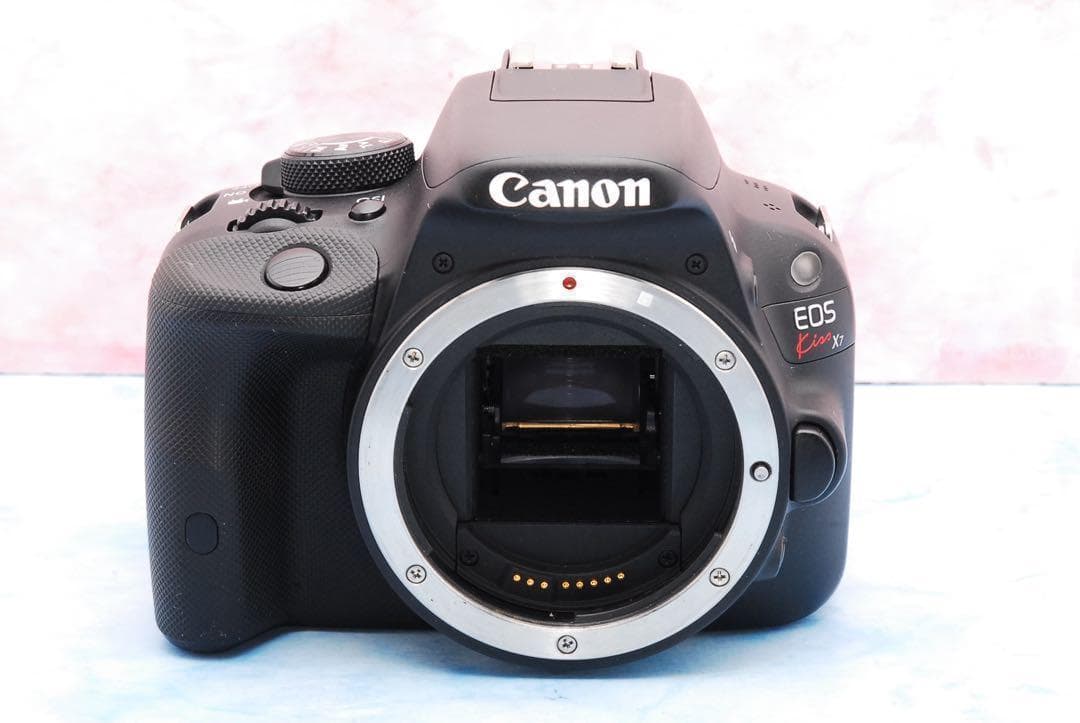 Canon Kiss X7☆望遠レンズ付Wレンズ☆小型＆軽量☆一眼レフカメラ