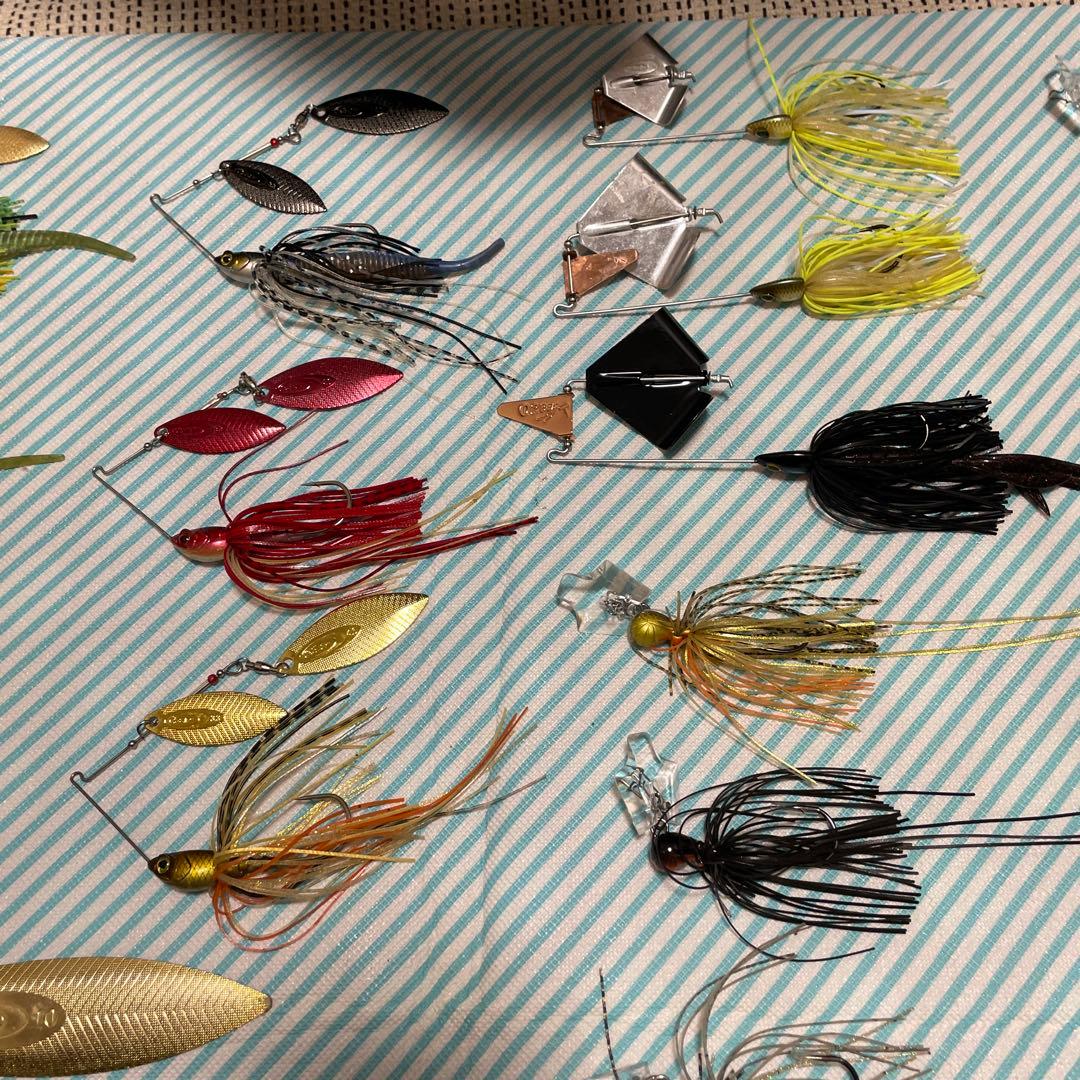 今日から値下げ［バス釣り引退セット］スピナーベイト、バズベイト、ブレードジグ