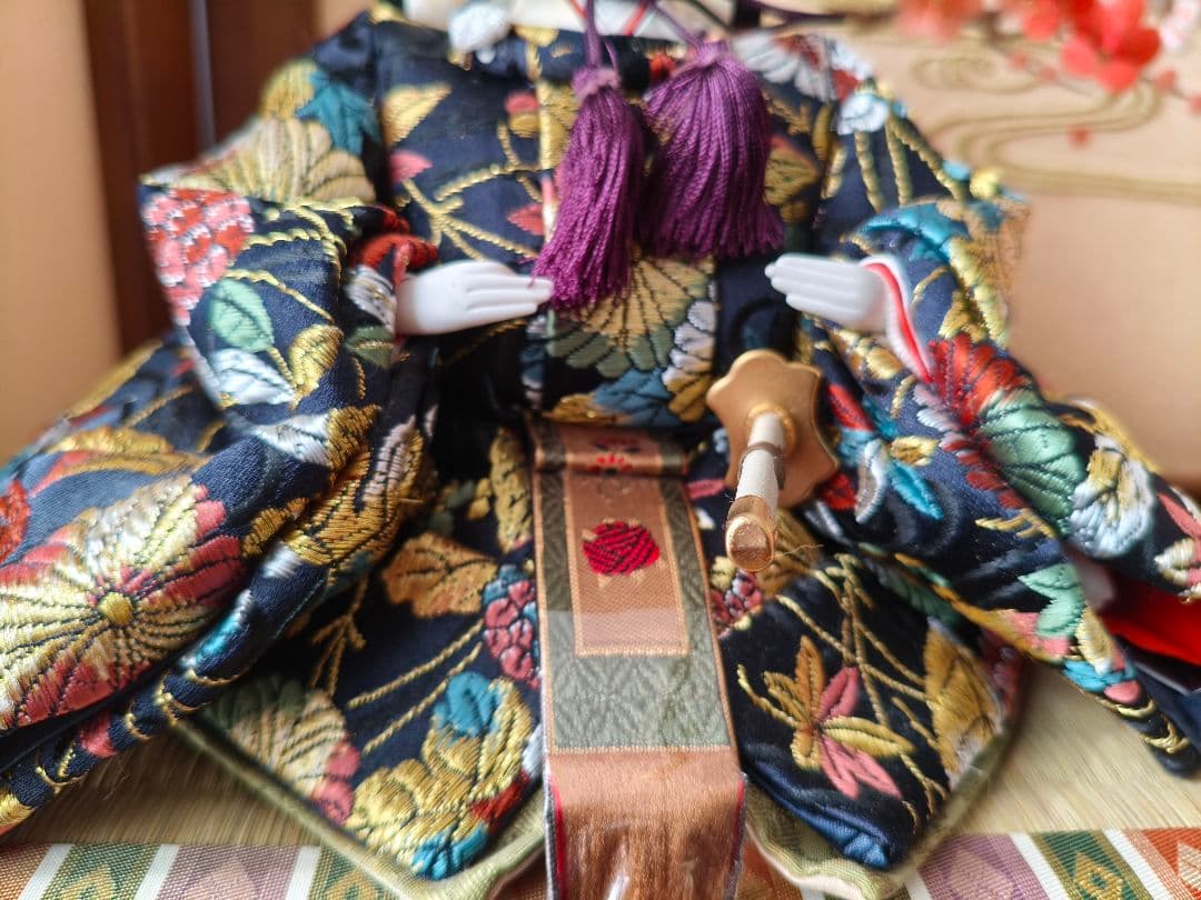 雛人形セット 久月 お雛様 桜柄 かわいいお顔