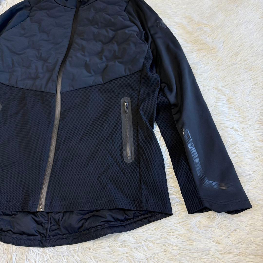 【デサントゴルフ】美品ダウンジャケット g-arc XOサイズ メンズ ブラック