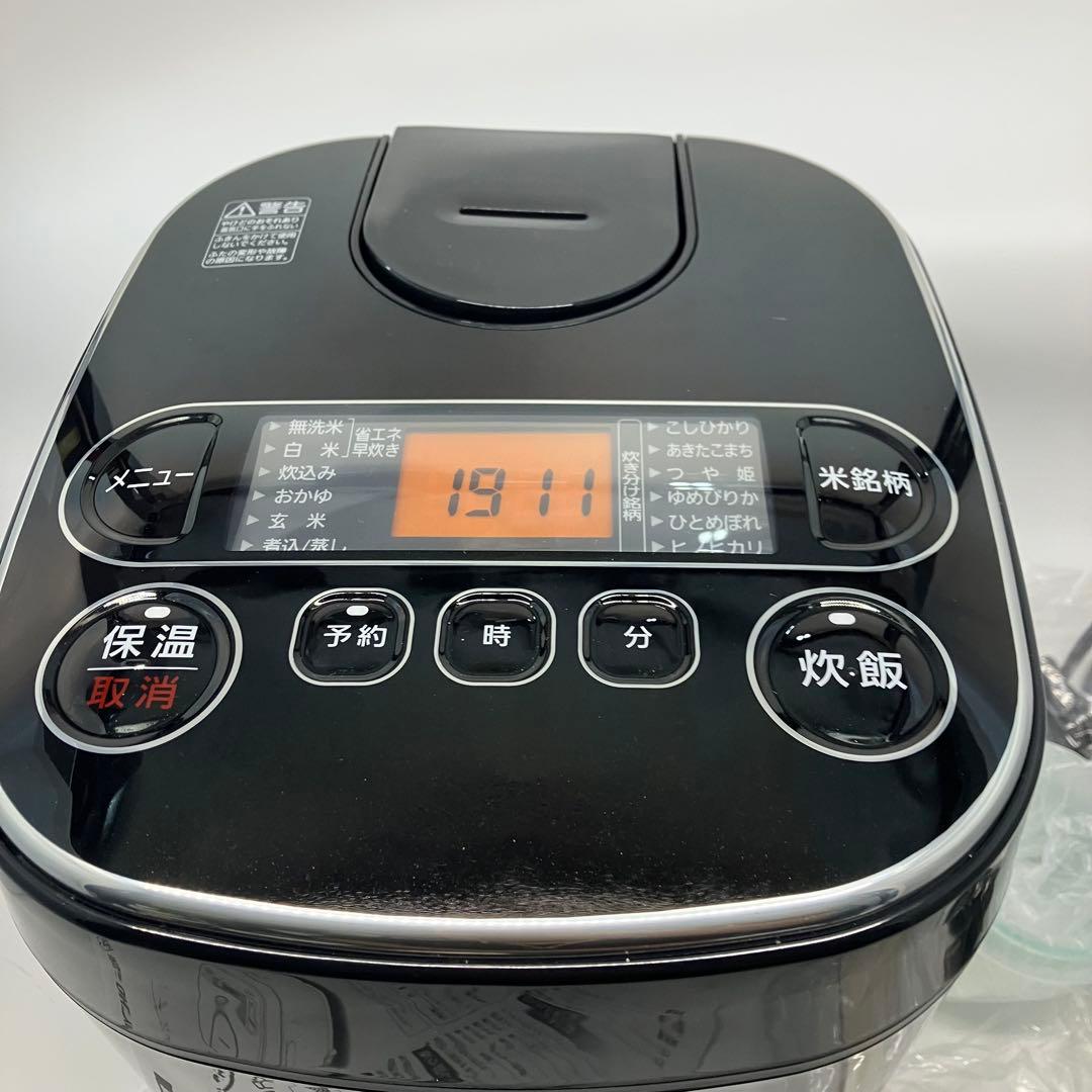 【未使用】アイリスオーヤマ RC-MA50AZ-B 5.5合炊き 炊飯器
