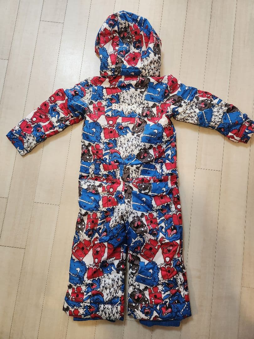 BURTON キッズ モンスター柄スキーウェア つなぎ 4Tサイズ