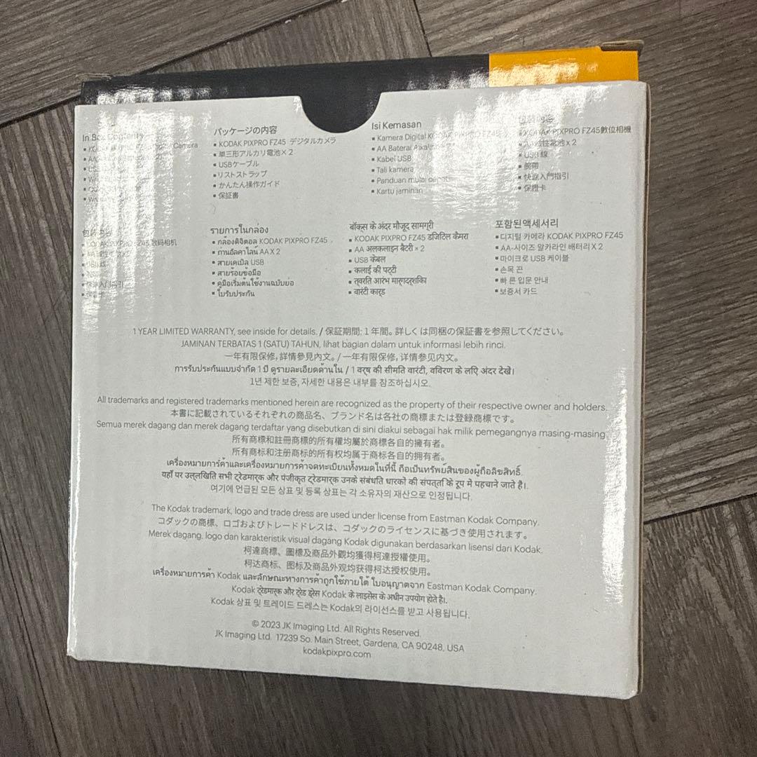 KODAK コダック 光学4倍ズームデジタルカメラ PIXPRO FZ45BK