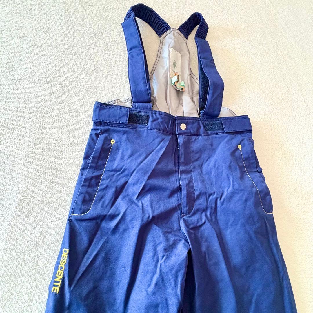 140 クリーニング済　スキーウェア　ブルー　上下　スイスナショナルチーム