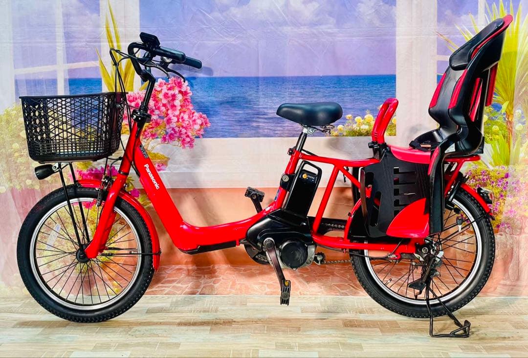 ギュットアニーズ⭐️16AH！パナソニック子供乗せ電動アシスト自転車Y3268