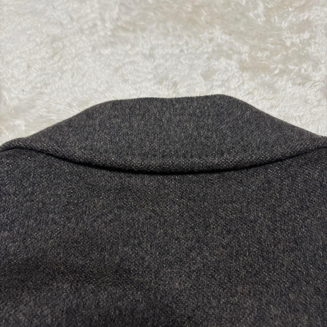 美品 MaxMara 白タグ アンゴラ混キャメルショートコート ブラウン 42