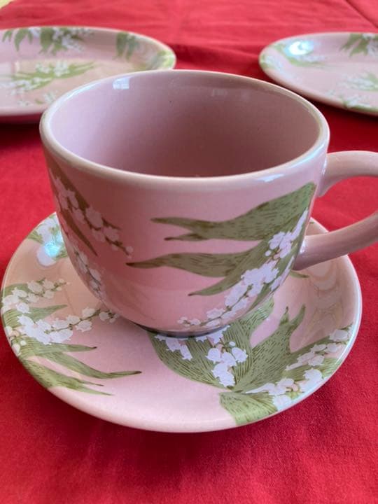 ピンクハウス　すずらん柄　ティーセット