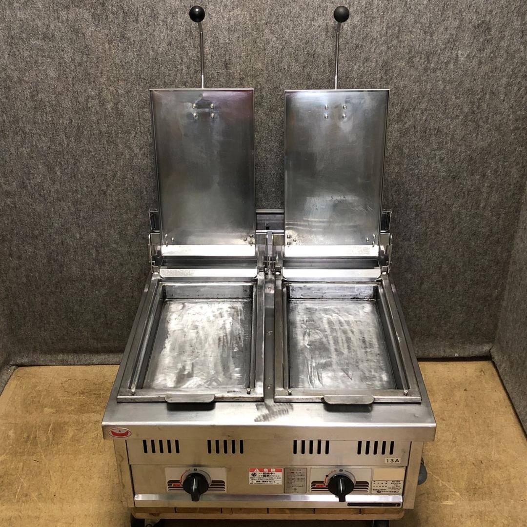 マルゼン　ガス餃子焼器　MGZ-066W　都市ガス