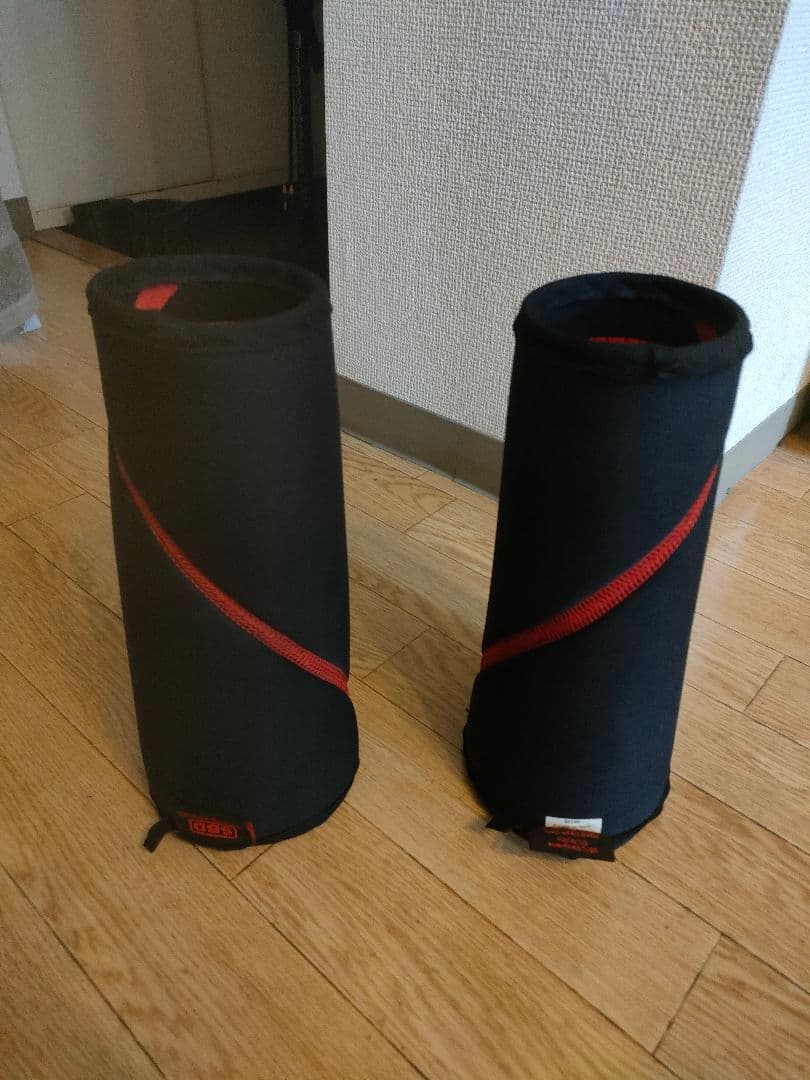 SBD ニースリーブ 黒/赤　Mサイズ 旧型