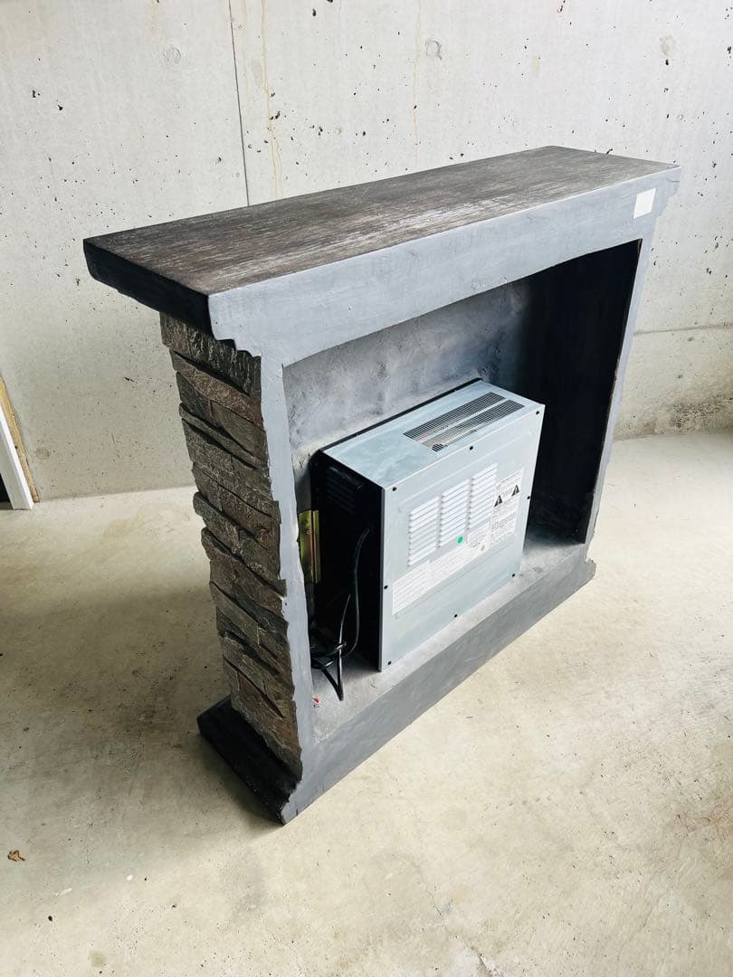 電気式暖炉 ロイドグランデ パイオニア 1000W 18インチ グレーストーン