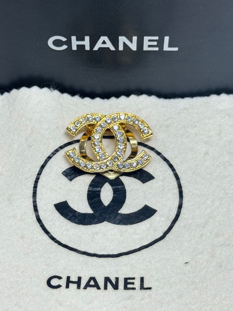 CHANEL シャネル スカーフリング スカーフ留め ゴールド
