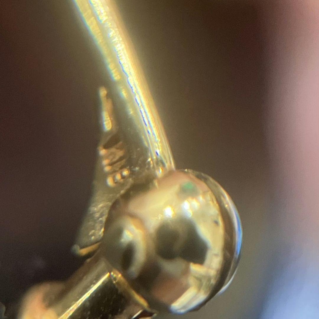 K18　べっ甲　カメオ　ブローチ　 ヴィンテージ