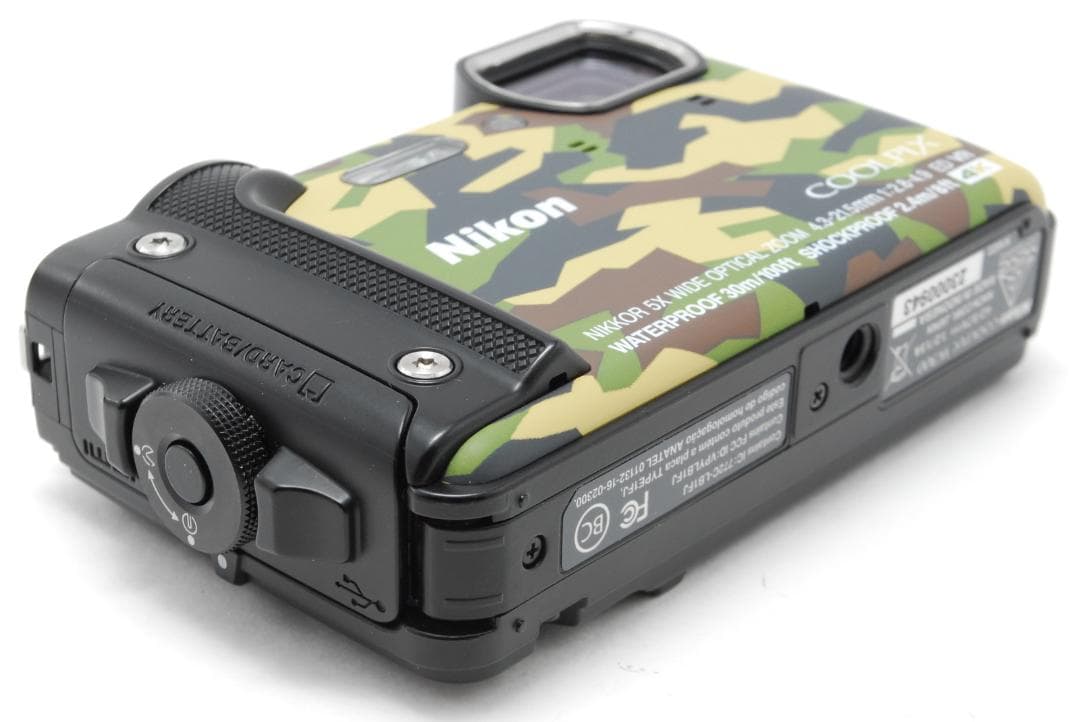 Nikon COOLPIX W300 迷彩 防水4K 箱付 極美品