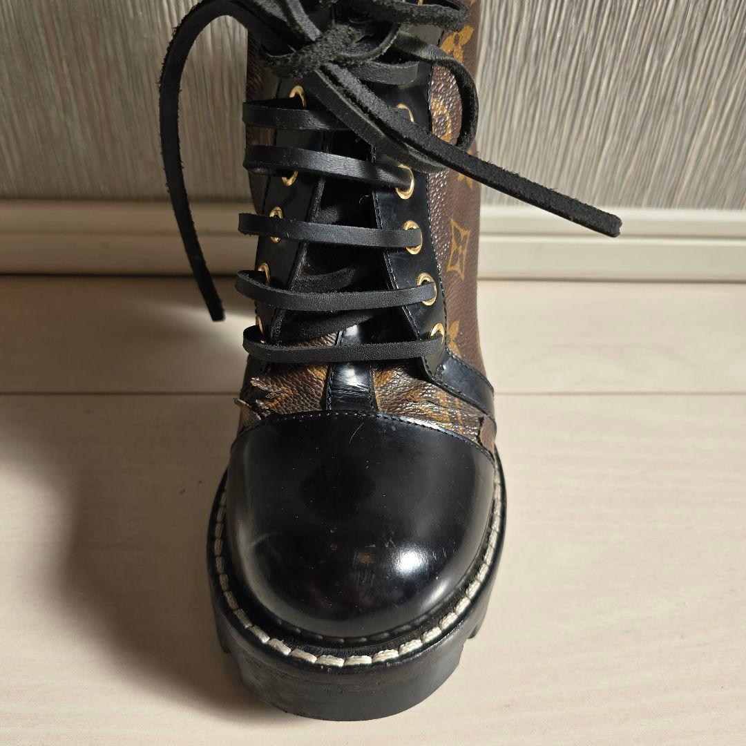 【鑑定済・正規品】ルイヴィトン モノグラム ブーツ 36.5（約23.5cm）