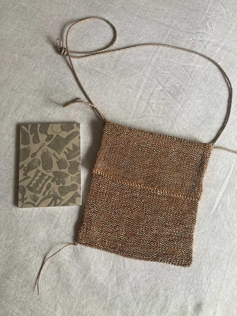 ヨーガンレール✩ゴートメッシュの裏編み☆ポシェットバッグ✩ババグーリ