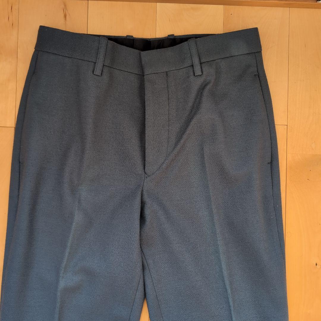 SCYE ウール ダブルブレスト スーツ ダスティブルー