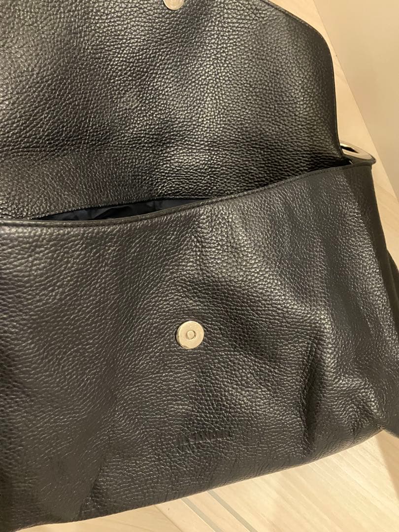 美品　JIL SANDER NAVY ネイビー　レザー　ワンショルダーバッグ