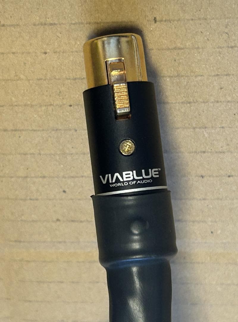 VIABLUE XLR端子　GE3.jpオーディオケーブル 0.8ｍ