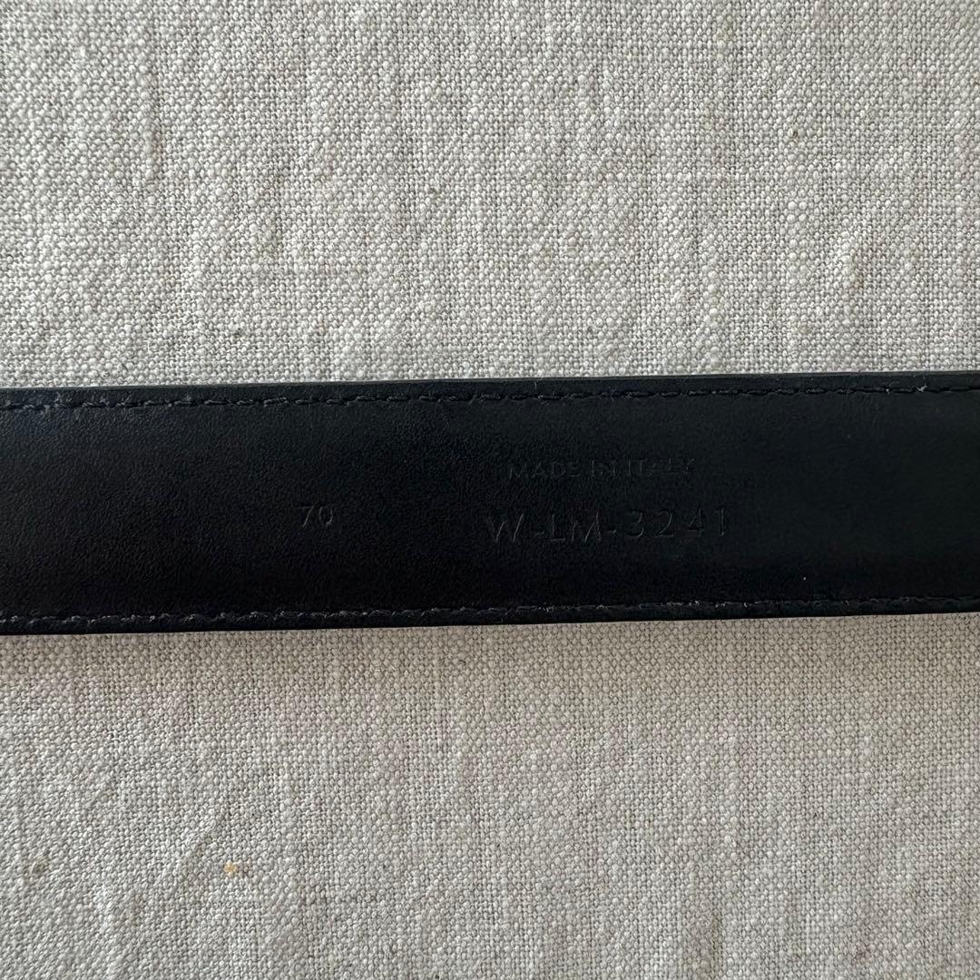 しっこ_CELINE セリーヌ スモール トリオンフ ベルト ブラック70