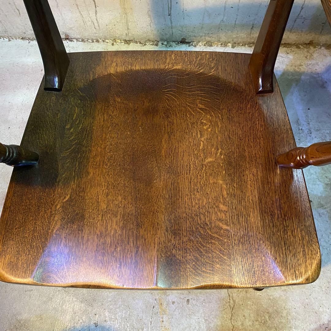 【美品】柏木工 ダイニング アーム　チェア WILDERNESS ウィルダネス④