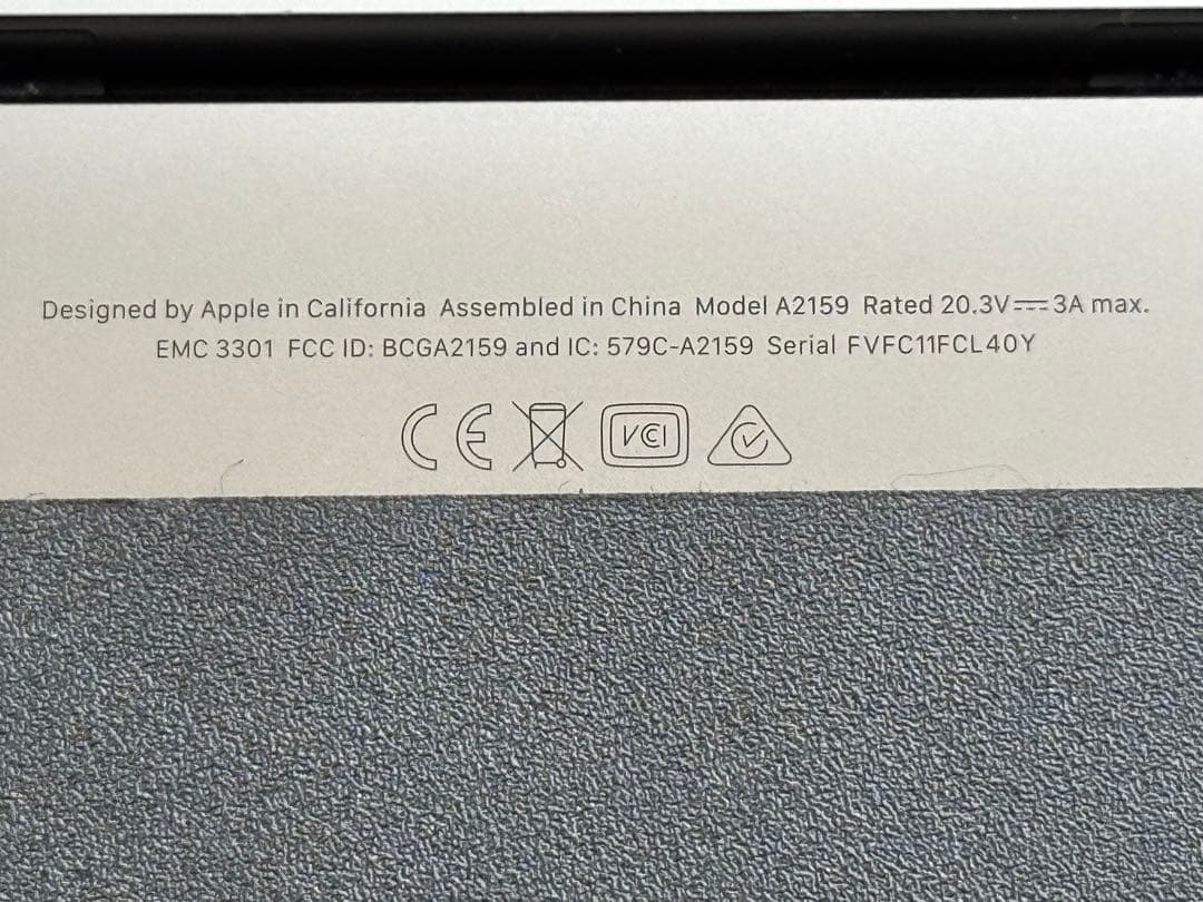 最終【MOFT付】Apple MacBook Pro 2019 13-inch