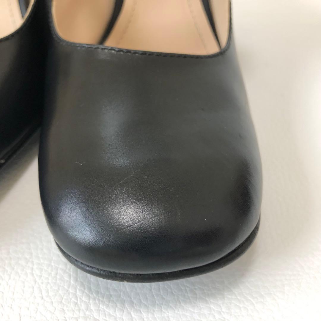 トッズ　ミュール　サンダル　ワンベルト　チャンキーヒール