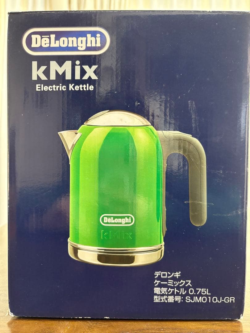 DeLonghi kMix 電気ケトル グリーン 0.75L【廃盤カラー】