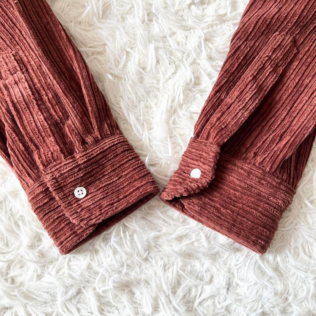 【希少✨】フランクアンドアイリーン　Eileen　コーデュロイシャツ　XL相当