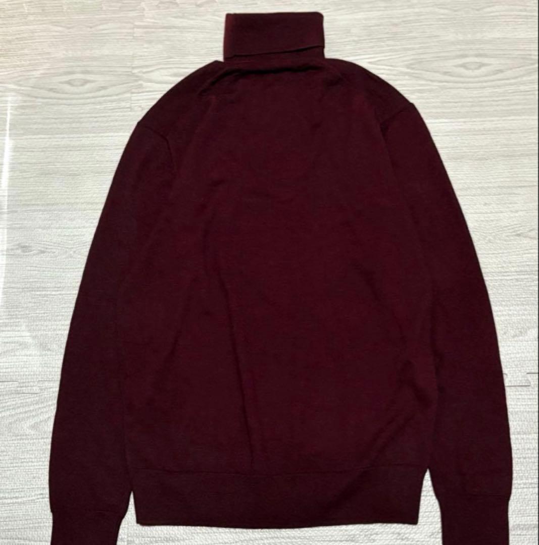 【最終価格】未使用タグ付き　PRLウールタートルネックセーター　メンズXS