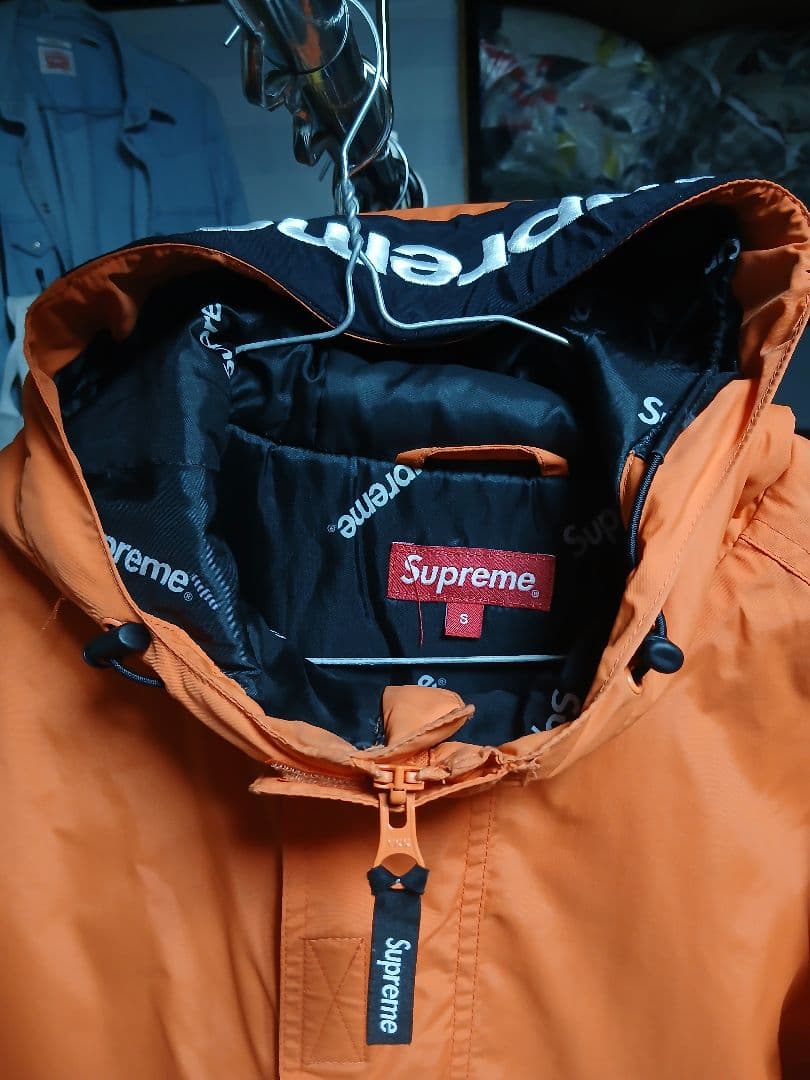 ジャケット・アウター Supreme Hooded Logo Half Zip Pullover