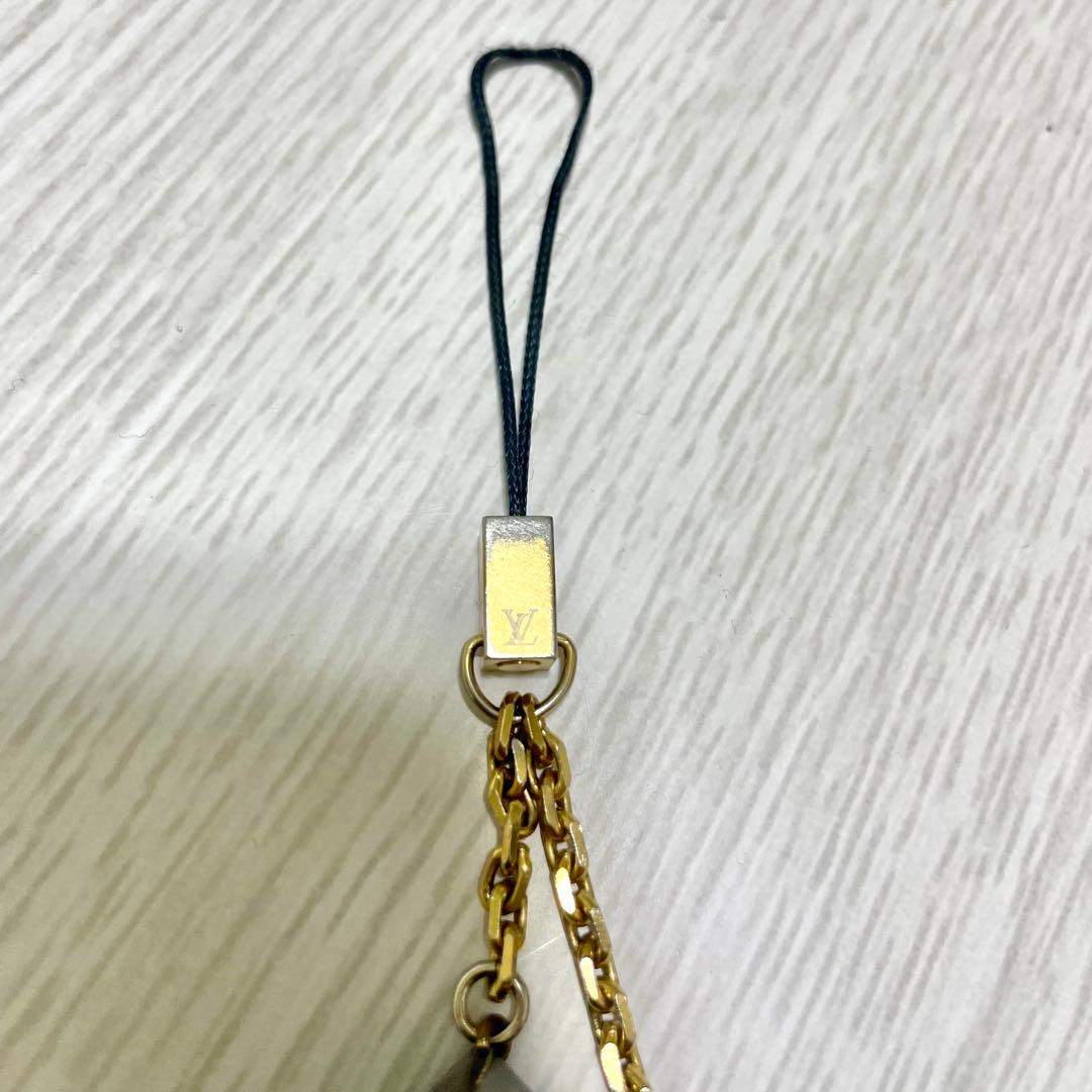 ルイヴィトン アクセソワール　テレフォンヌ　ストラップ　チャーム　アマラント