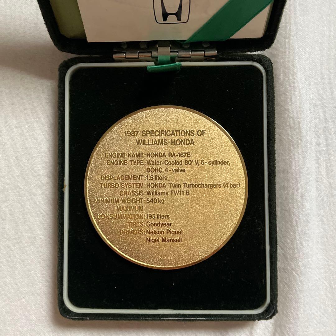 ホンダF1 記念メダル　ワールドチャンピオン
