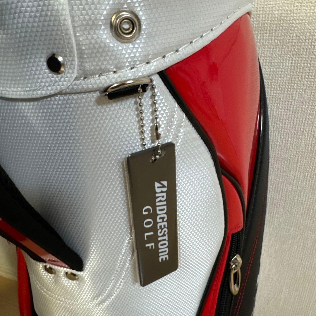 【新品未使用】即購入OK カバー付きキャディバック ゴルフバック ブリヂストン