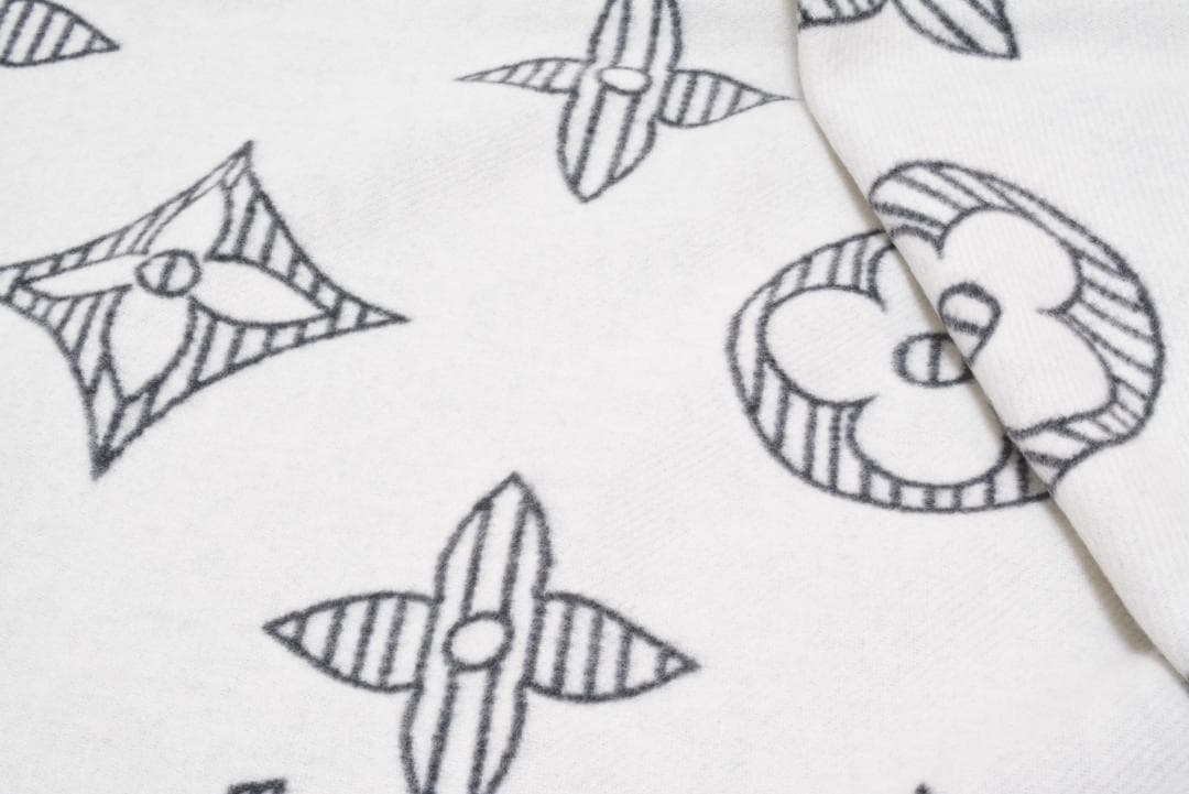 ルイヴィトン ブランケット・モノグラム シャドウ 現行 カシミヤ&ソフトウール