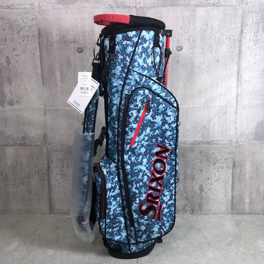 未使用品　SRIXON　キャディバッグ　スタンド式　カモフラ　ブルー　4分割