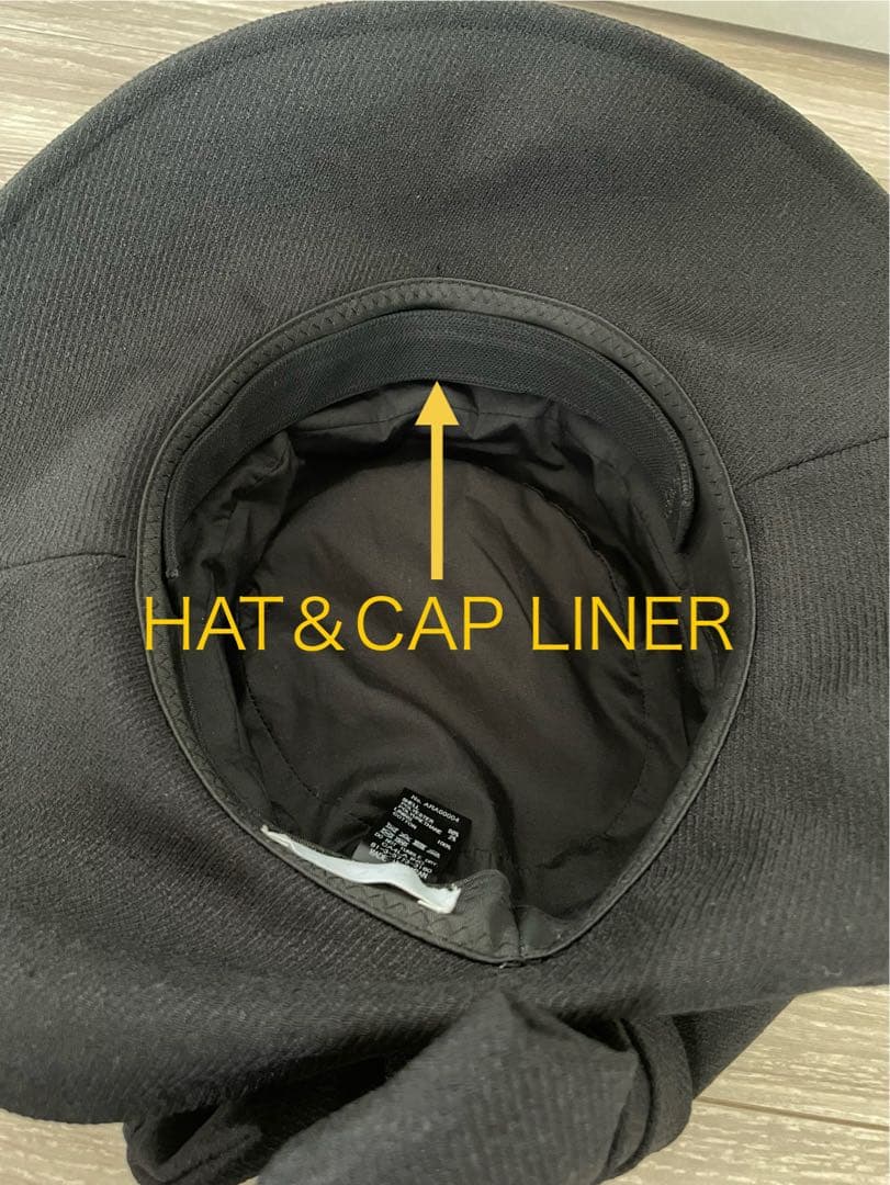 【新品未使用】CA4LA リボン付き帽子　（HAT＆CAP ライナー装着あり）