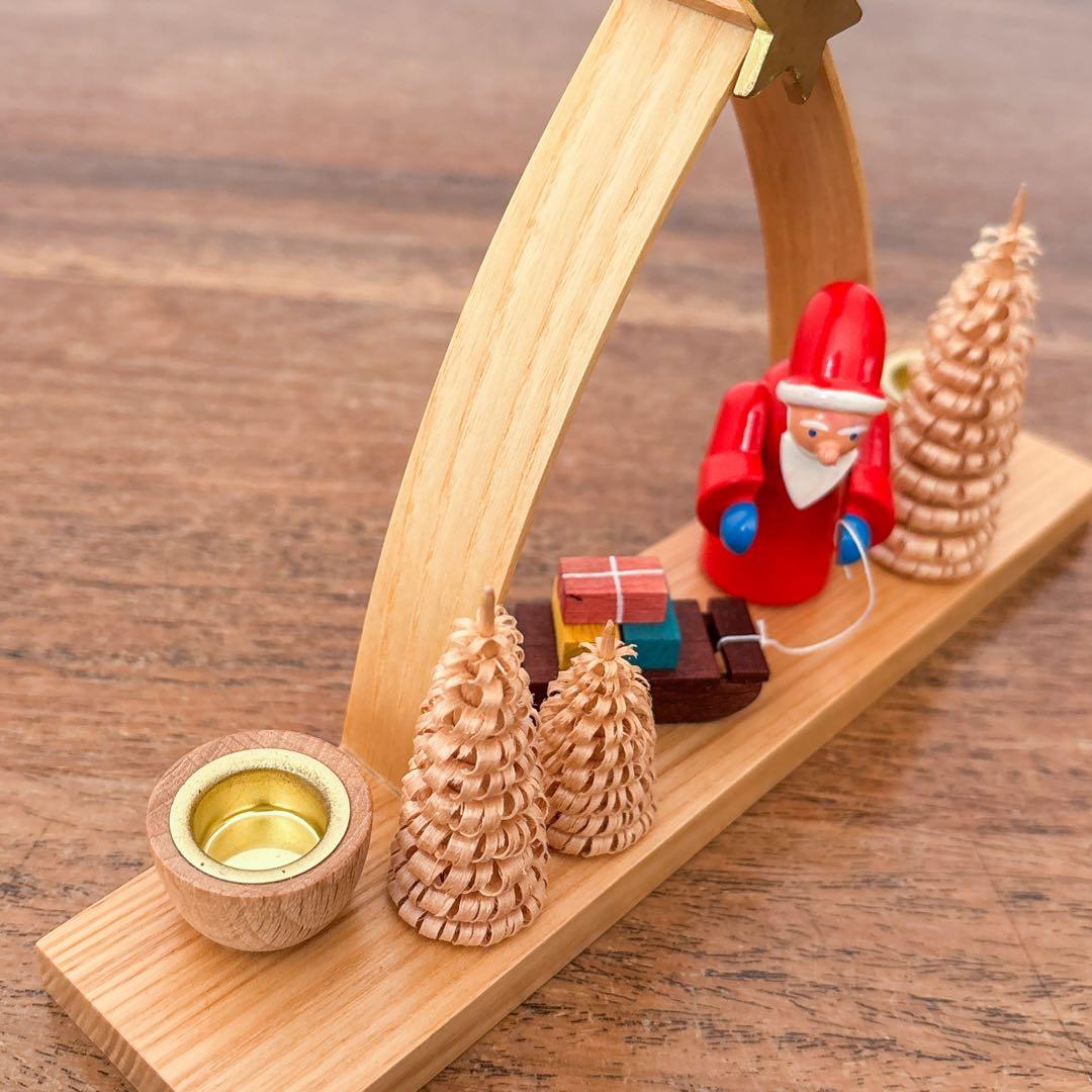 【ドイツ Ullrichザイフェン・星のアーチ・キャンドルスタンド】ヴィンテージ